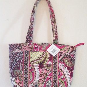 Vera Bradley Handbag, Mandy, Very Berry Paisley